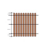 WPC Sētas/Margas dēlis